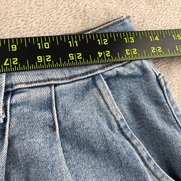 2 Vibrant M.I.U Womens Jeans Size 5 Lot Of Two Pleated Casual Straight Leg - Picture 6 of 16